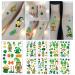 St. Patrick's Day Temporary Tattoo Stickers - 150 Pcs Shamrock, Irish Flag & Clover Body Art for Party Favors (9 Sheets) - Buy Online on SooperMarket.com