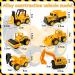 28-Piece Construction Site Vehicles Cake Decoration for Kids - Excavator Themed Birthday Party Supplies for 2-Year-Olds - Buy Online on SooperMarket.com