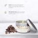 Chandelita Coffee Aroma Candle - Enhance Focus & Well-Being with Light Rum Scent - International Shipping - Buy Online on SooperMarket.com