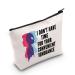 Levlo X-Files alien cosmetics bag with zipper alien UFO-inspired gift I Don't have time for your convenient ignorance x-files make-up bag for friends family i don't have time