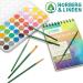 Norberg & Linden Watercolor Paint Set - 36 Premium Paints, 12 Page Pad, 6 Brushes - Painting Supplies with Palette - Watercolors, Art Pad Paper, and Artist Brushes_MG - Buy Online on SooperMarket.com