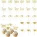 JINGLING Graduation Cake Lids Cupcake Toppers with Graduation Pack of 24 - Glitter Class of 2023 Graduation Cupcake Toppers Diploma Grade Caps Cake Toppers Picks for Graduation Gold - Buy Online on SooperMarket.com
