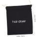 FOYTOKI 2pcs Hair Dryer Storage Bag Mini Hairdryer Bag Drawstring Shark Hair Dryer Toiletey Fabric Black - Buy Online on SooperMarket.com
