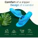 Pedi Couture Women's Pedicure Sandals - Turquoise Toe Separator Slippers - Buy Online on SooperMarket.com