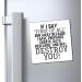 Funny Saying If I Say First of All School Data Professor Hilarious Discussions Ironic Sayings Women Men Magnets 4" 4" - Buy Online on SooperMarket.com