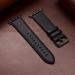 OUHENG Genuine Leather Band Replacement Strap Compatible with Apple Watch Ultra Series - Black | 49mm/45mm/44mm/42mm - Buy Online on SooperMarket.com