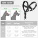 Weesiber Adjustable Dog Muzzle & Padded Halter - No Pulling Leash Solution for Medium Dogs (Black) - Buy Online on SooperMarket.com