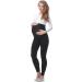Be Mammy Maternity Long Leggings 02 XL Black - Women's Pregnancy Pants - Buy Online on SooperMarket.com