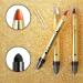 Go Ho Orange Highlighter Eyeshadow Stick - Cream-to-Powder Pen for Bright Eyes | Shimmer Orange Hue | Easy Application with Sponge | 01 Shimmer Orange & 02 Highlighter - Buy Online on SooperMarket.com