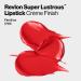 Revlon Super Lustrous Lipstick Fire & Ice (720) 0.15 oz - Reds & Corals - Moisturizing Creamy Formula with Vitamin E and Avocado Oil - Buy Online on SooperMarket.com