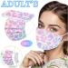 50 Pack Colorful Leopard Cheetah Disposable Face Masks for Women - Breathable 3 Ply Filter Face Protective Dustproof Anti-droplets Bandanas for Adults Men - Mixed Designs - Buy Online on SooperMarket.com