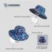 LANGZHEN Baby Girls Beach Sun Protection Hat with Chin Strap - Navy XL - Buy Online on SooperMarket.com