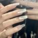 Cat Eye Gel Nail Polish White Silver Glitter Magnetic Gel Nail Varnish Holographic Sparkly Shimmer Crystal French Manicure Soak off UV/LED Lamp Nails Long Lasting Nail Art Manicure Salon DIY at Home - Buy Online on SooperMarket.com
