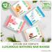 Luxurious Almond Milk & Saffron Bathing Bar | 100% Organic Sulphate & Paraben-Free Soap for Gentle Cleansing - 125gm - Buy Online on SooperMarket.com