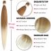 Xusuperb 30-Inch Pre-Stretched Braiding Hair - Blonde Ombre Kanekalon Extensions (T27/613#) - Easy Braids 6 Pack - Soft Yaki Synthetic Hair for Perfect Braids - Buy Online on SooperMarket.com