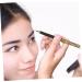BELLIFFY 2pcs Eyebrow Pencil Brush Gel Black Eyebrow Pencil and Brush Black Eyeliner Pen Puff Eyebrown 1 count (Pack of 1) Black - Buy Online on SooperMarket.com