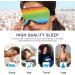 Haskirky Light Blocking Eye Mask - Breathable & Adjustable for Men and Women - Ideal for Travel, Yoga & Deep Sleep - Rainbow Design - Buy Online on SooperMarket.com