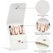 Precision Eyebrow Tweezers Set Pack of 6 - Rose Gold Tweezers Scissors Brush Kit for Women - Facial Hair Removal and Ingrown Hair - Includes Leather Case - Perfect Gift Item - Buy Online on SooperMarket.com