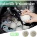Luckaide 8-Piece Wool Dryer Balls for Tumble Dryers | 100% Natural Reusable Dryer Balls for Down Jackets & Tennis Ball Drying | Eco-Friendly Laundry Solution - Buy Online on SooperMarket.com