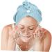 Cabilock Quick Drying Shower Cap Shower Cap Large Hair Cap Towel Turban Shower Essentials for Women Turbans for Women Bath Shower Cap Hair Drying Towel Quick Drying Bath Cap Head Bath Cap Blue 65.00X25.00X0.50CM - Buy Online on SooperMarket.com
