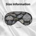 SSIMOO Pebble Stone Eye Mask | Soft Breathable Sleep Eye Patch for Women | Perfect for Travel & Relaxation - Buy Online on SooperMarket.com