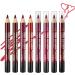 Beteligir 8 Colors Matte Lip Liner Set - Long Lasting Pencil | Smooth & Non-Drying | Cruelty-Free (01) - Buy Online on SooperMarket.com