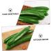 Abaodam 20 Pcs Cucumber Model Green Plants Lifelike Vegetables Realistic Vegetable Window Fake Cucumber Greenx2pcs 24X3CMx2pcs - Buy Online on SooperMarket.com