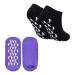 2 pairs of moisturizing gel socks Moisture socks with vitamin and oil infused gel spa socks for cornea women spa foot care pink and blue
