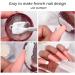 wirlsweal Nail Art Stamper Easy Storage Portable Reusable Nail Tool Stamp Seal for Fingernails Nail Form Stamper Easy to Use for Ladies Blue - Buy Online on SooperMarket.com