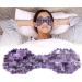 Jade Eye Mask - Natural Quartz Crystal Cooling Eye Mask for Fatigue Relief | Amethyst & Type 1 | YICHENGYIN - Buy Online on SooperMarket.com
