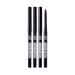 Ruby Kisses Waterproof 24HR Eye Define Eyeliner (4 Count  Glitter Black) 4 Count (Pack of 1) Glitter Black