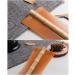 AMZLORD Lice Comb Flea Lice Removal Comb Double-sided Hair Nit Comb Fine Tooth Hair Grooming Comb Bamboo Shape for Cats Dogs Orange - Buy Online on SooperMarket.com