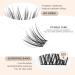 Lashview 144 PCS Cluster Lashes - DIY Mega Volume Eyelash Extensions Reusable Individual Lashes with Super Thin Band & Soft Finish (D17 C-10-16Mix) - Buy Online on SooperMarket.com