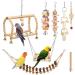 8 PC Colorful Bird Toys for Parrots Budgies Conures & Love Birds - Cage Swing & Hanging Bell - Buy Online on SooperMarket.com