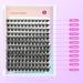 Rxuaw DIY Eyelash Extension Kit Lash Clusters 12 Rows Cluster Lashes with Glue and Tweezer for Lash Extension Beginners One - Buy Online on SooperMarket.com