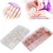 Nail Tip 200pcs - ANGGREK Practice Training False Hand Nail Tips for Beginners | White DIY Fake Nail Manicure Tool - Buy Online on SooperMarket.com
