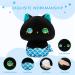 Mewaii 14'' Soft Big Eyed Cat Mermaid Mushroom Pillow Stuffed Animal Plush - Cuddly Mermaid Plush Toy for Kids | 14 Inch - Buy Online on SooperMarket.com