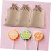 OATIPHO Santa Bags 1 Set Christmas Bag Candy Favor Bags Chrismas Bags Cotton and Linen Bag Christmas Tree 14X10X1cm Assorted Color 01 - Buy Online on SooperMarket.com