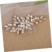 Beavorty Wedding Hair Comb Bridal Headwear Wig White Crystal Decorative Hair Comb - Buy Online on SooperMarket.com