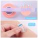 Breathable Non-Woven Fabric Eyelash Extension Tape 0.5 Inch Wide - 10 Yards Long | Heart-Shaped Dispenser Cutter | Pink, Purple, Green | - Buy Online on SooperMarket.com