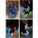 Kalolary Neon Color Nail Powder Set - Luminous Pigment for Acrylic Nail Art - Rainbow Glitter for Halloween & Christmas DIY Nail Decoration - Buy Online on SooperMarket.com