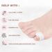Gel Toe Separators for Overlapping Toes & Hammer Toe Straightener - Bunion Pads Corrector for Women - Pinky Toe Spacers for Bunion Relief - 1 Fl Oz (Purple) - Buy Online on SooperMarket.com