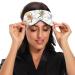 Haskirky Light Blocking Eye Mask - Adjustable, Breathable, Cartoon Monkey Design | Perfect for Travel, Yoga, Meditation, Office - Men and Women - Buy Online on SooperMarket.com