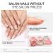 AILLSA Press On Nails Short - Glue On Fake Nails 37-Piece Set - Jade White - Buy Online on SooperMarket.com