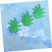 Warmhm 15pcs Fruit Cake Chic Decor Cake Picks Wedding Decor Glittery Leaf Topper Fruit Decor Leaf Cake Topper Reusable Decor Capacillos Para Cupcake Summer Party Pineapple Insert Card - Buy Online on SooperMarket.com