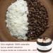 DNAMOFV Injune Coffee Fragrance Candle - Organic Soy 50-Hour Burn Perfect Father's Day Gift for Men & Women - Includes Obsidian & Coffee Beans 200g - Buy Online on SooperMarket.com