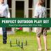 OUTTOY Glow in The Dark LED Ring Toss Game Set for Outdoor Yard, Lawn, Camping, and Beach Fun Ideal for Adults and Families - Buy Online on SooperMarket.com
