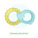 Green Sprouts Cool Nature Teethers 2-Pack - Yellow & Aqua for 3+ Months - Buy Online on SooperMarket.com