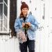Hanfetch Yarn Crossbody Waist Bag- Small Yarn Storage Organizer (Flower-Grey) - Buy Online on SooperMarket.com