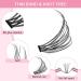 280 Pcs Cluster and Wispy Individual Lashes | DIY At Home | 12mm 30D-D-0.07-Large | C D Curl Bottom Lashes - Buy Online on SooperMarket.com